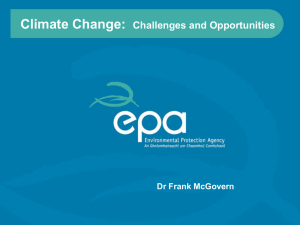 Climate Change Challenges & Opportunities in Ireland