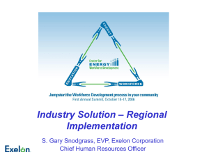 Industry Solution – Regional Implementation