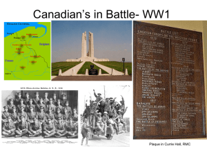 Canadian`s in Battle