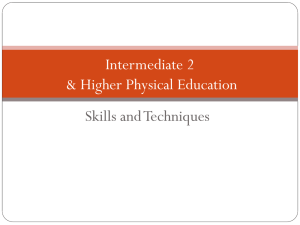 Skills and Techniques