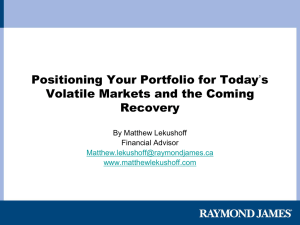 Investing in Today`s Volitile Market