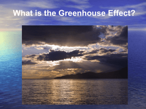 The greenhouse effect