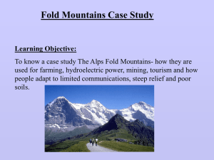 Human Activity in the Alps