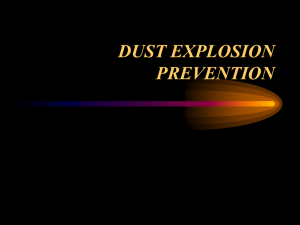 DUST EXPLOSION PREVENTION