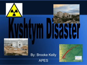 Kyshtym Disaster: Radiation Incident Presentation
