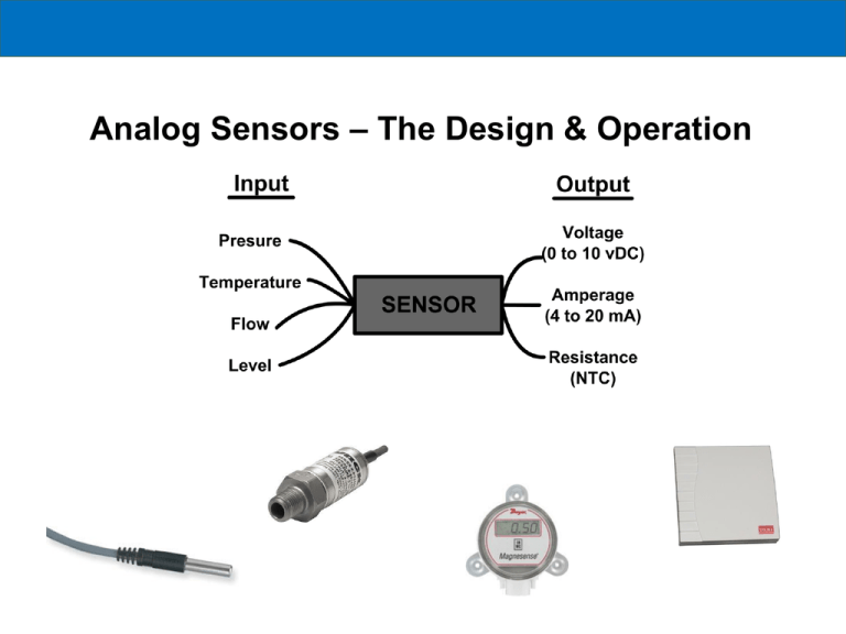 HVACR Controls Sensors Their Design and