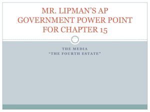 APGOV Power Point 15 - Long Branch Public Schools
