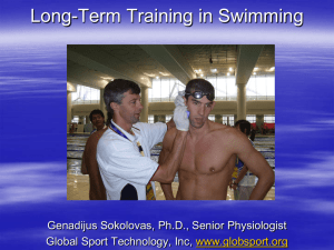 Long-Term Swimming Training: Elite Performance Analysis
