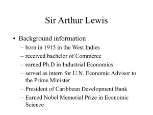 Sir Arthur Lewis