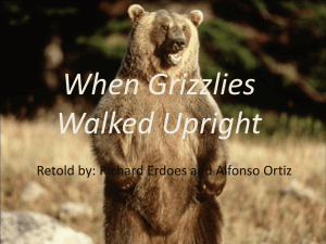 Grizzlies Walked Upright