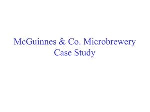 McGuinness & Co. Microbrewery Case Study