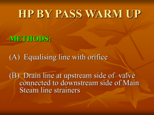 HP By Pass Warm Up Methods & Suggestions