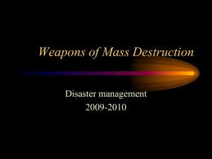 Weapons of Mass Destruction