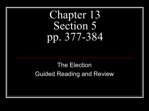 Electoral College & Election Plans: Guided Reading & Review