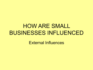 3. External influences