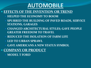 1920s Inventions & Economic Trends Presentation