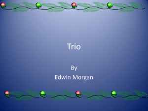 Trio by Edwin Morgan