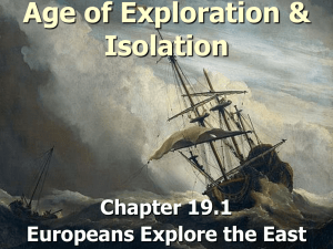 Age of Exploration: European Exploration of the East
