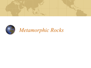 Metamorphic Rocks