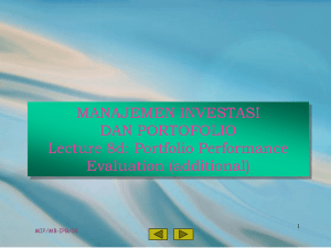 Manajemen Investasi dan Portofolio