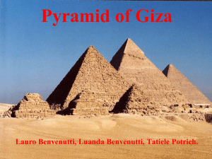 Pyramid of Giza - Programa de Línguas Estrangeiras