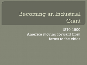 Becoming an Industrial Giant