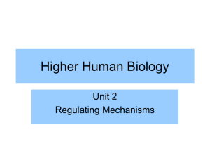 Chapter 24 – Regulating Mechanisms