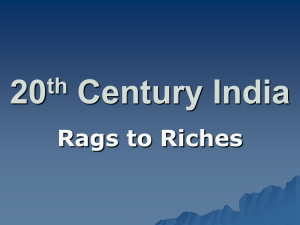 20th Century India