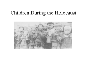 Children During the Holocaust