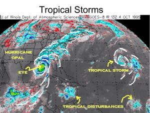 Tropical Storms: Formation, Anatomy, and Impact
