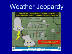 Weather Jeopardy