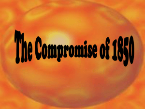 The Compromise of 1850