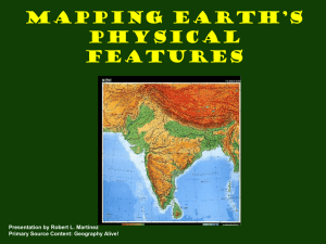 Mapping Earth's Physical Features: Landforms & Climate