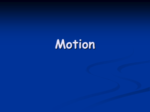 Motion, Gravity, and Acceleration Quiz