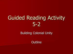 Colonial Unity: Boston Massacre & Tea Party Guided Reading