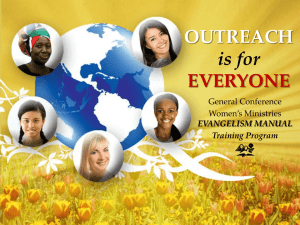 Evangelistic Meetings I
