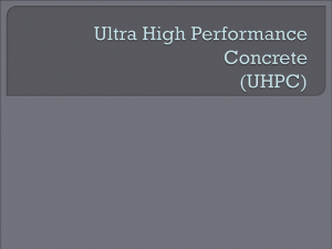 Ultra High Performance Concrete (UHPC) Presentation