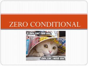 Zero Conditional: Grammar Explained