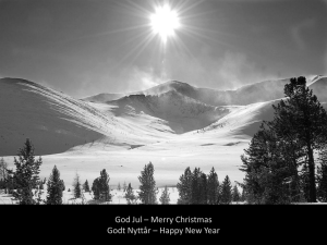Vår Julehilsen - Catch Solar Energy AS