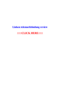 Linken telemarkbindung review