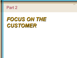 Consumer Behavior in Services