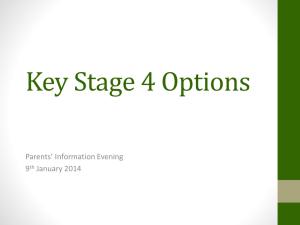 Year 9 Options - Newent Community School