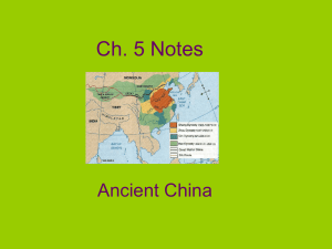 Ancient China Notes: Dynasties, Confucius, Silk Road