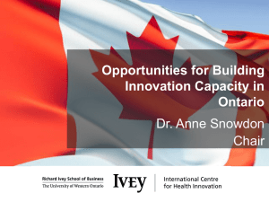 Health Innovation Adoption - The Challenge of Scalability
