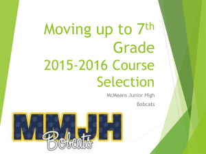 Moving up to 7th Grade 2015