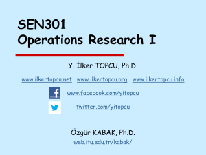 Course description presentation