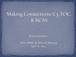 Making Connections PPT - GRREC Social Studies Leadership