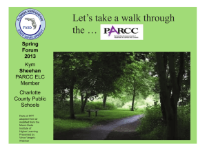 Walk Through the PARCC