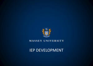 Powerpoint from IEP workshops - Alternative Education