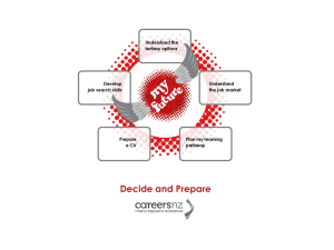 the Decide and Prepare slides